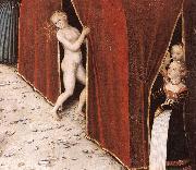 CRANACH, Lucas the Elder The Fountain of Youth (detail)  215 Spain oil painting artist